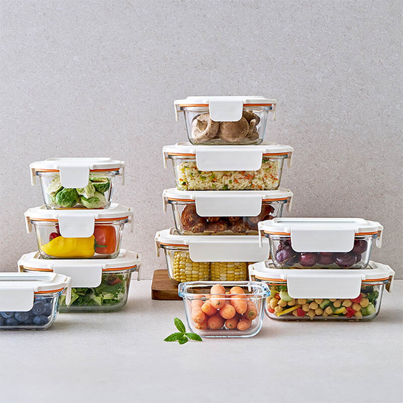 Hộp đựng thực phẩm thủy tinh LocknLock The Cube glass container nhiều dung tích image number null